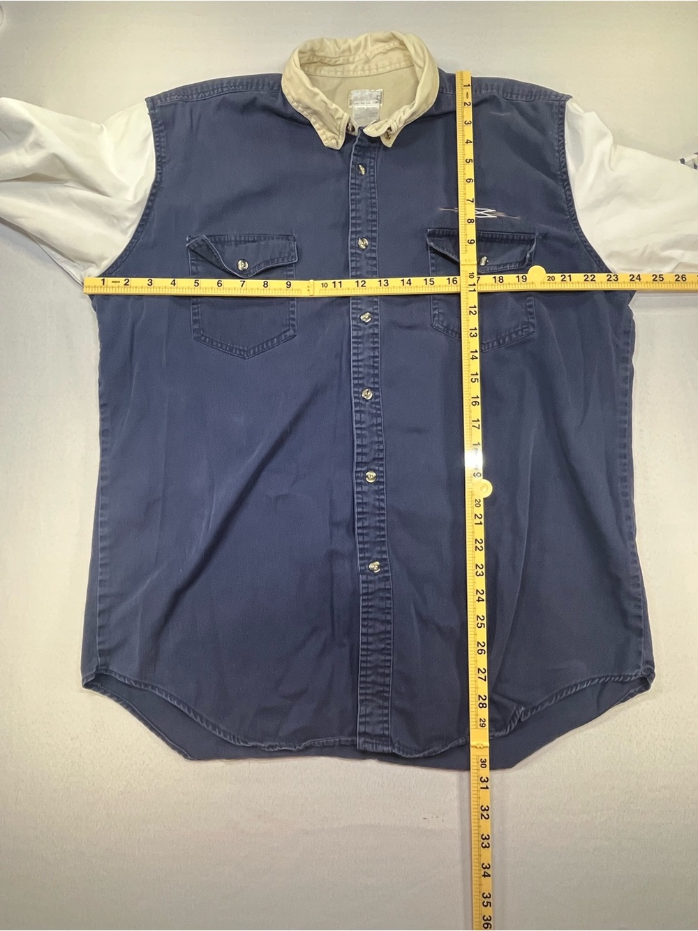 Express Rider Vintage Mens Western Button Down Geometric Aztec XL - Picture 10 of 10